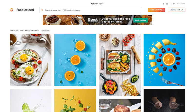 おすすめ写真素材サイト「Foodiesfeed」