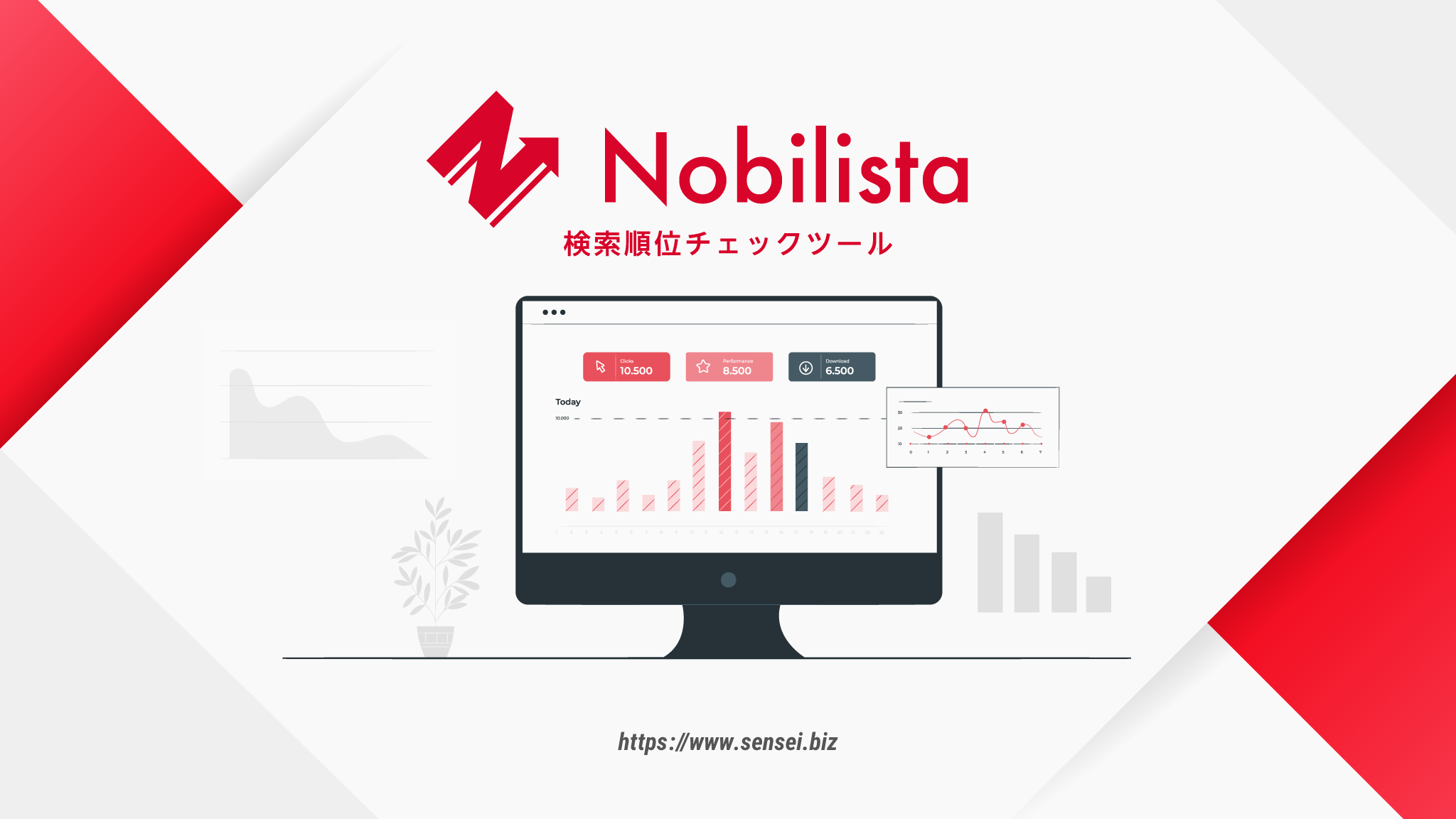 おすすめできるクラウド型の検索順位チェックツールは、Nobilista（ノビリスタ）