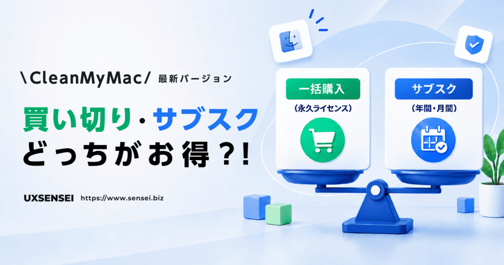 CleanMyMacの買い切りとサブスク、どっちが得？一括購入（永久ライセンス）をおすすめする理由